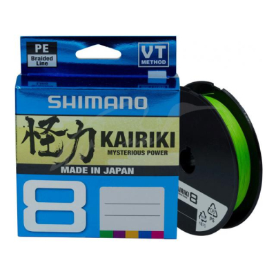 Шнур Shimano Kairiki 8 PE Mantis Green 150m 0.215mm 20.8kg (59WPLA58R06)