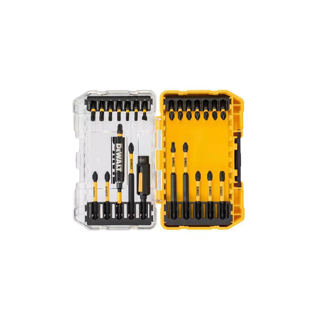 Набір біт DeWALT EXTREME FLEXTORQ, Phillips,Pozidriv, Torx, Slotted, L = 25, 57, 85 мм, 25 шт, кейс (DT70730T)