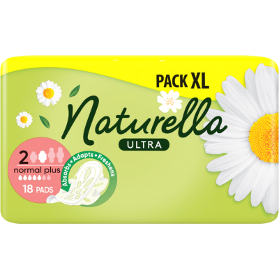 Гігієнічні прокладки Naturella Ultra Normal Plus (Розмір 2) 18 шт. (8006540098257)