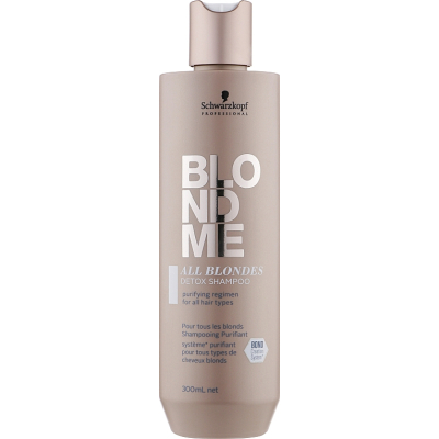 Шампунь Schwarzkopf Professional Blondme All Blondes Detox Shampoo 300 мл (4045787641196)