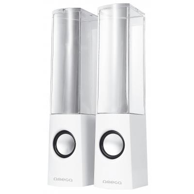 Акустична система Omega OG-12 dansing speakers 6W white USB (OG12DSW)