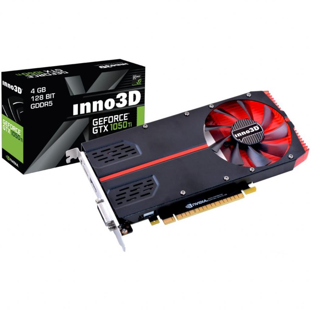 Відеокарта Inno3D GeForce GTX1050 Ti 4096Mb 1-Slot Edition (N105T2-1SDV-M5CM)