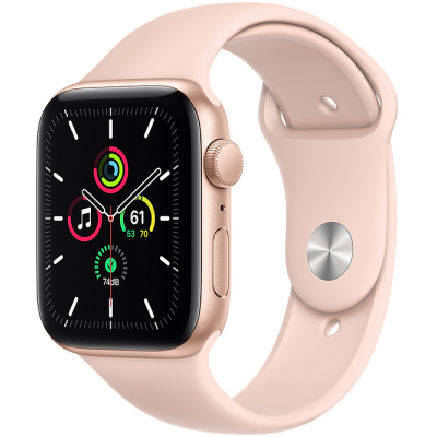 Смарт-годинник Apple Watch SE GPS, 44mm Gold Aluminium Case with Pink Sand Band (MYDR2UL/A)