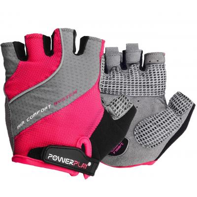 Велорукавиці PowerPlay Women 5023 Pink S (5023_S_Pink_Lady)