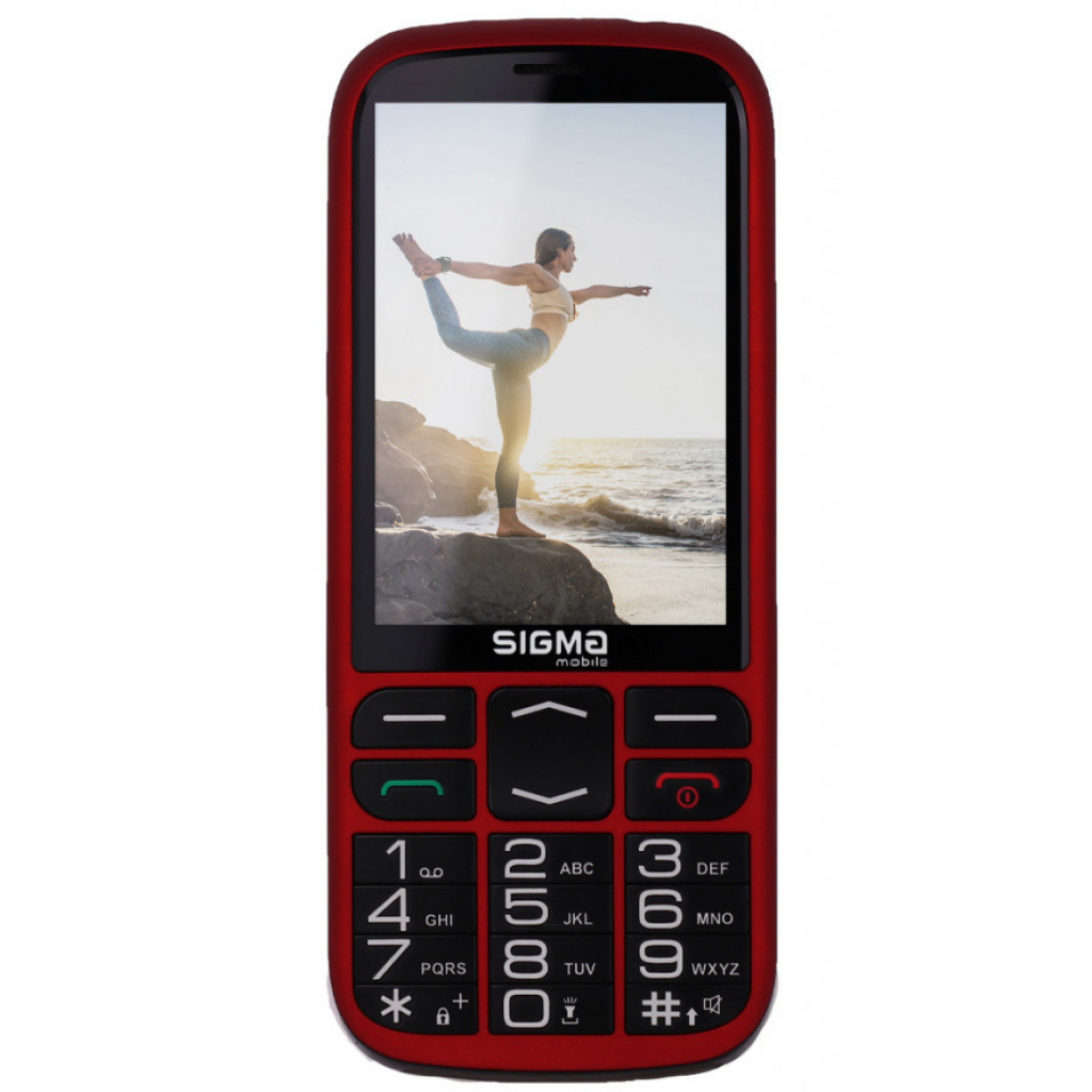 Мобільний телефон Sigma Comfort 50 Optima Red (4827798122228)