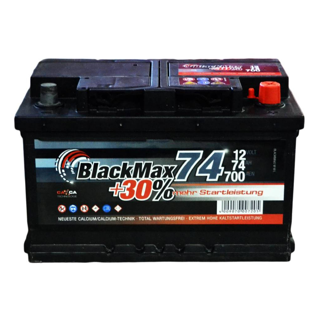 Акумулятор автомобільний BlackMax 74А (B5007)