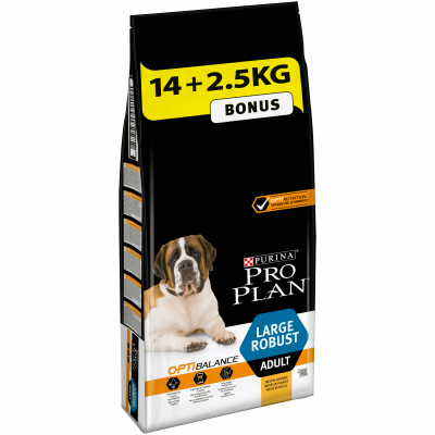 Сухий корм для собак Purina Pro Plan Dog Large Adult Robust з куркою 14+2.5 кг (7613035120624)