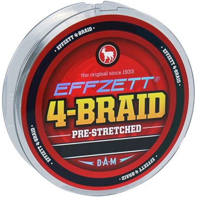 Шнур DAM Effzett 4-BRAID 125м 0,10мм 4,5кг/10Lb (moss green) (52678)