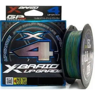 Шнур YGK X-Braid Upgrade X4 Multi Color 180m 1.0/0.165mm 18lb/8.1kg (5545.04.20)