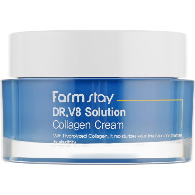 Крем для обличчя FarmStay DR.V8 Solution Collagen Cream Антивіковий з колагеном 50 мл (8809624723614)