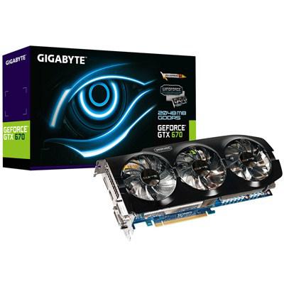 Відеокарта GIGABYTE GeForce GTX670 2048Mb OverClock (GV-N670WF3-2GD)