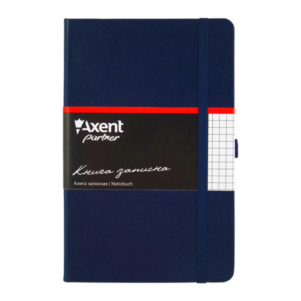 Канцелярська книга Axent Partner, 125*195, 96sheets, square, blue (8201-02-А)