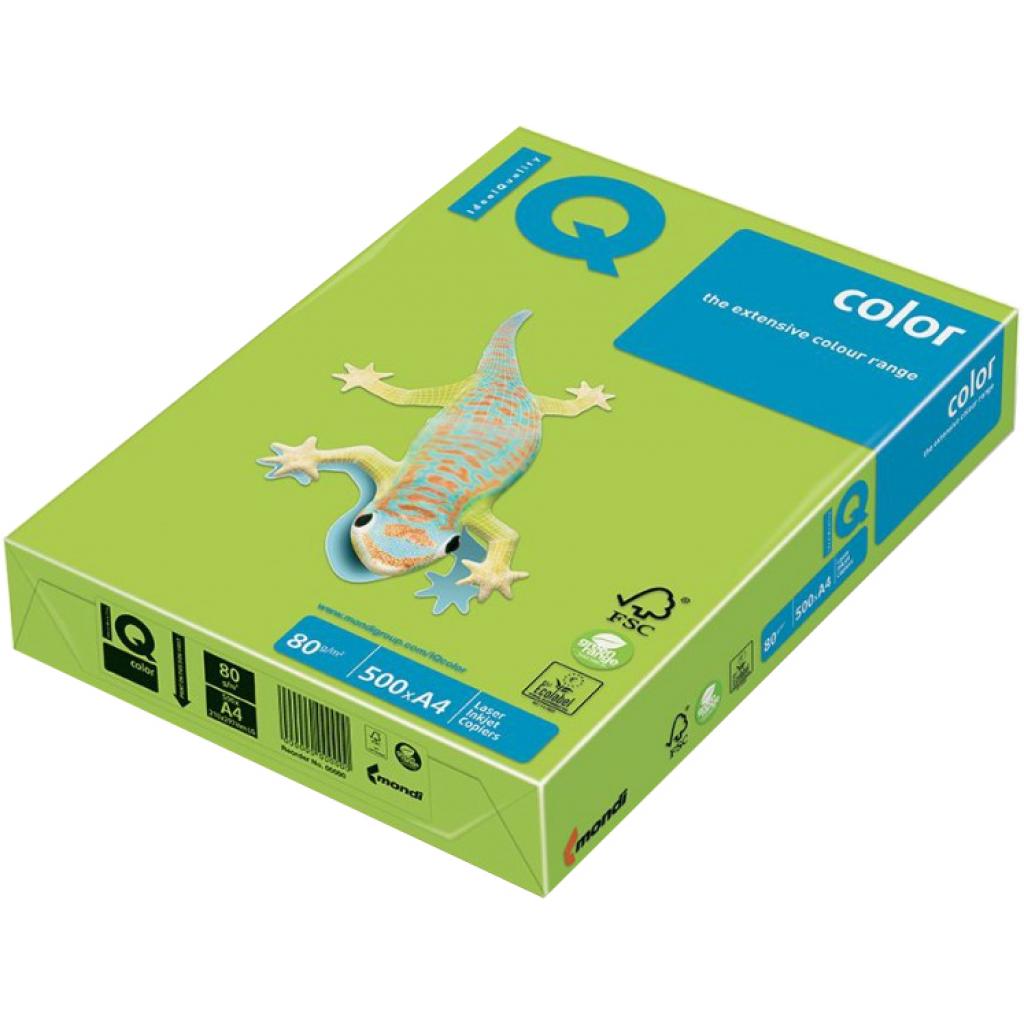 Папір Mondi IQ color А4 intensive, 80g 500sheets, lime green (A4.80.IQI.LG46.500)