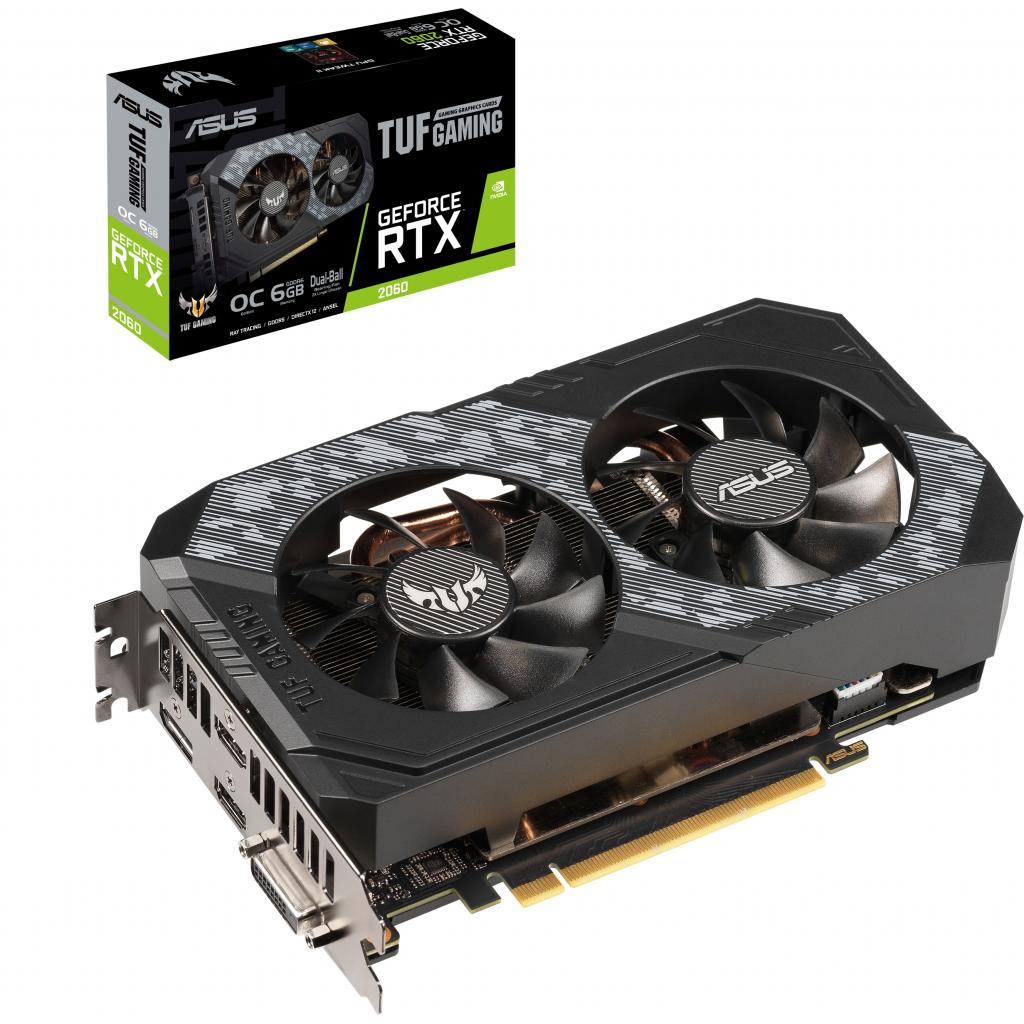 Відеокарта ASUS GeForce RTX2060 6144Mb TUF OC GAMING (TUF-RTX2060-O6G-GAMING)