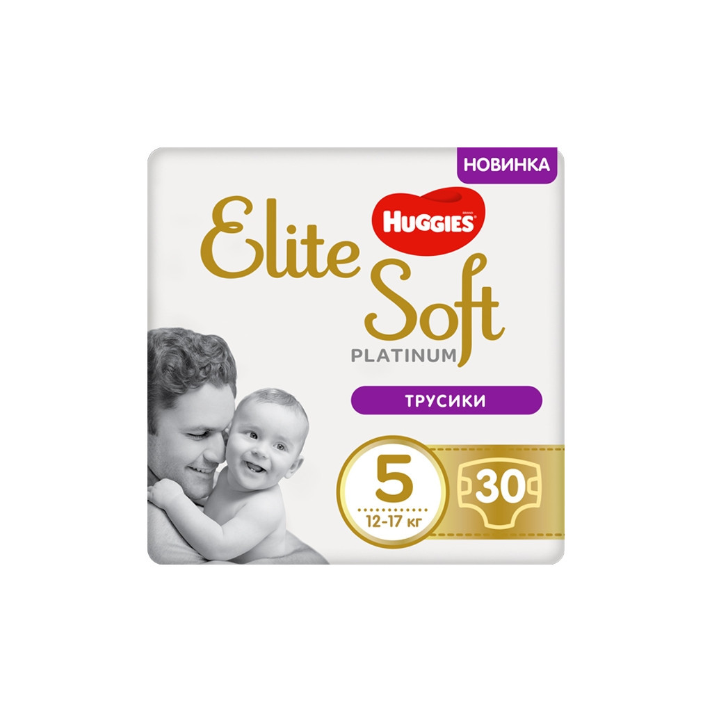 Підгузок Huggies Elite Soft Platinum Mega 5 12-17 кг 30 шт (5029053548203)