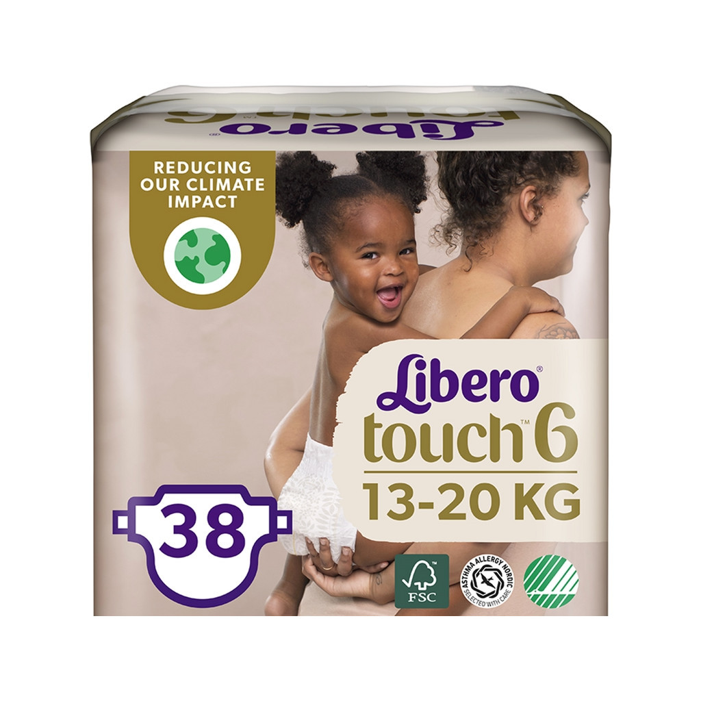 Підгузок Libero Touch 6 13-20 кг 38 шт (7322541071039)