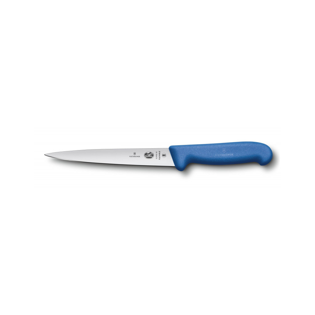 Кухонний ніж Victorinox Fibrox Filleting Flexible 18 см Blue (5.3702.18)