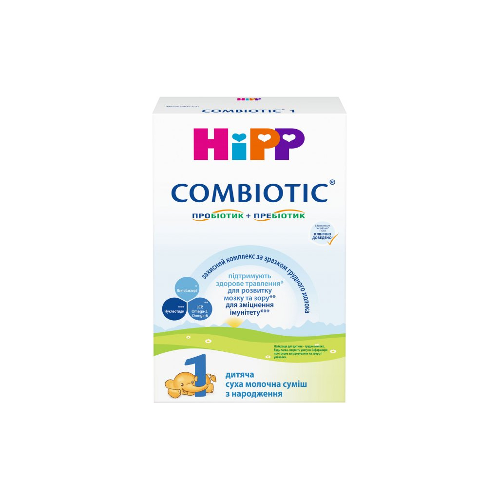 Дитяча суміш HiPP Combiotic 1 початкова 300 г (9062300138822)