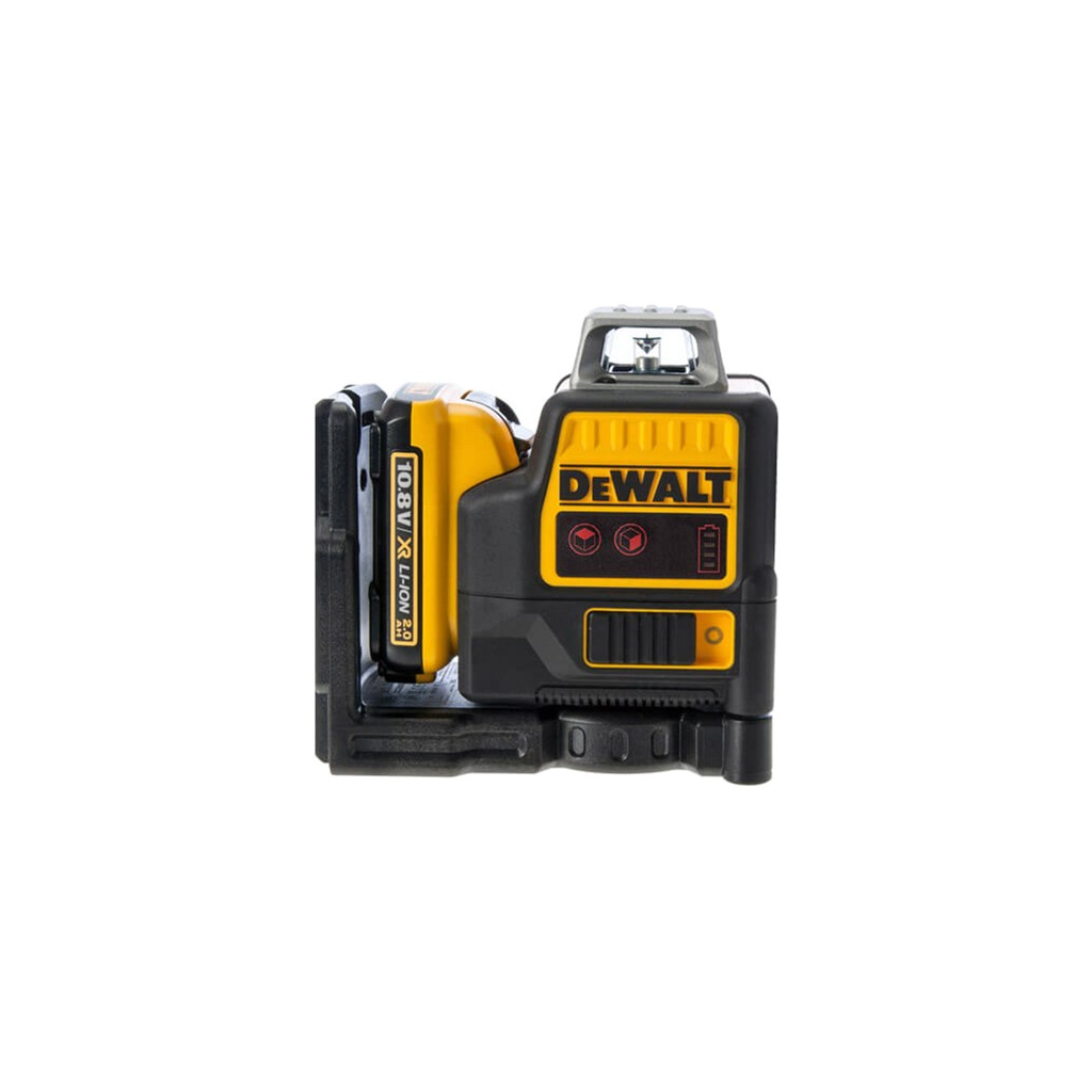 Лазерний нівелір DeWALT 10.8/12В XR Li-Ion, червоний промінь, 2Ah, кейс (DCE0811D1R)