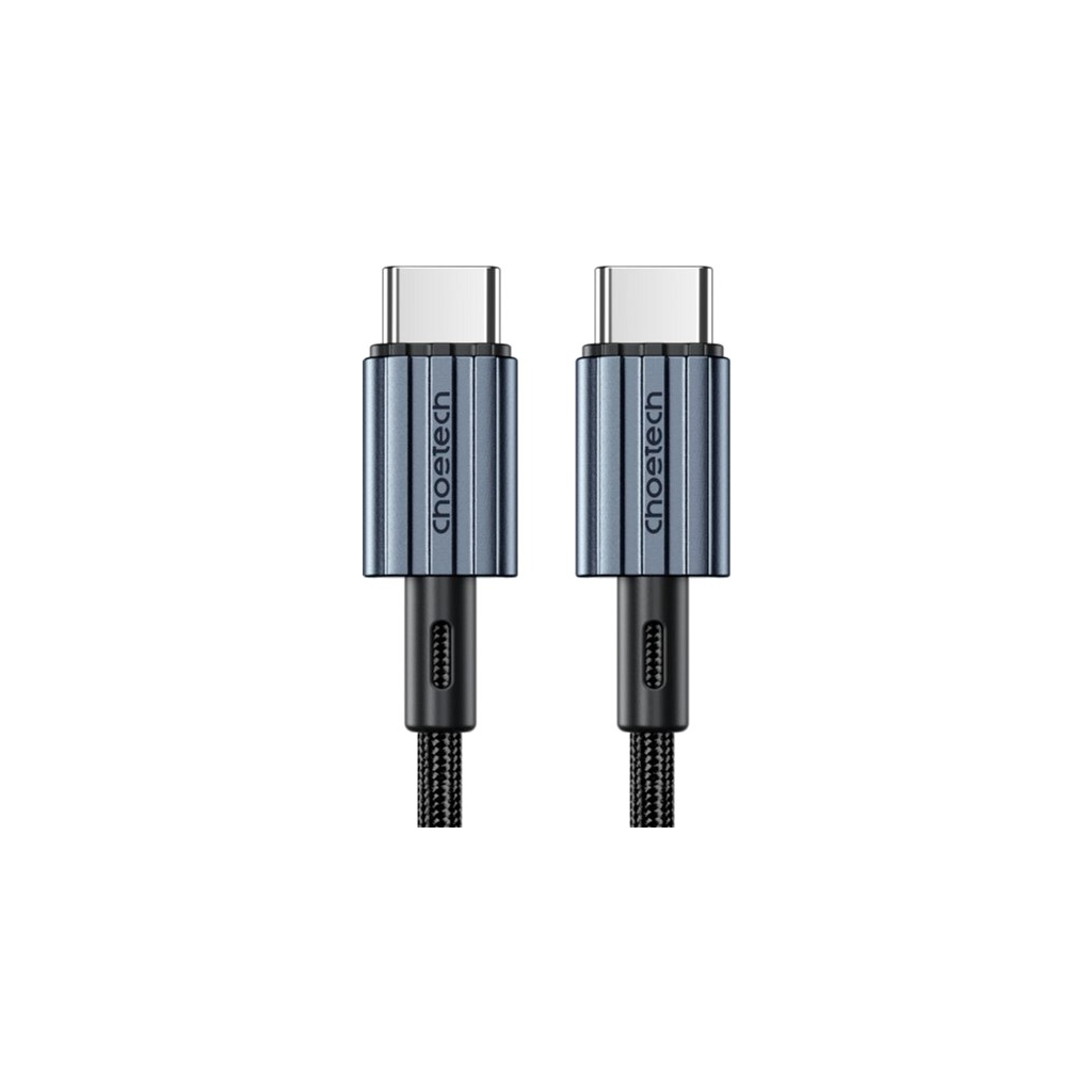 Дата кабель USB 2.0 Type-C to Type-C 1.8m 60W Choetech (XCC-1014-BK)