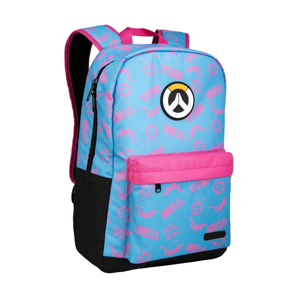 Рюкзак шкільний Jinx Overwatch D.Va Splash Backpack Blue/Pink (JINX-9490 PK)