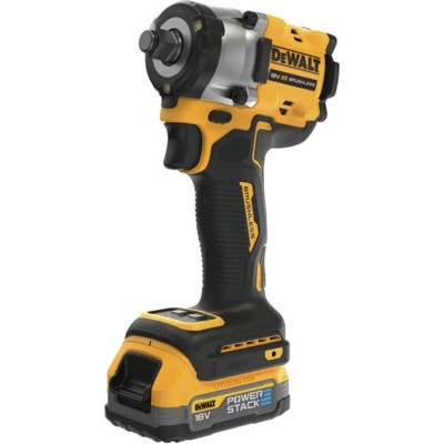 Гайковерт DeWALT 18V XR Li-lon PowerStack 2x1.7Ah, безщітковий, 406 Нм, кейс TSTAK (DCF921E2T)