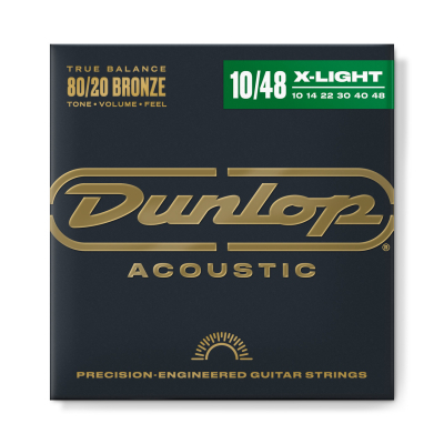 Струни для гітари Jim Dunlop 80/20 Bronze Acoustic Guitar Strings (10-48) (DAB1048)