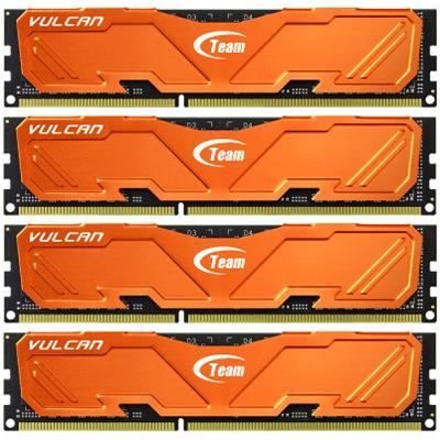 Модуль пам'яті для комп'ютера DDR3 32GB 1600 MHz Vulcan Orange Team (TLAED332G1600HC10AQC01)