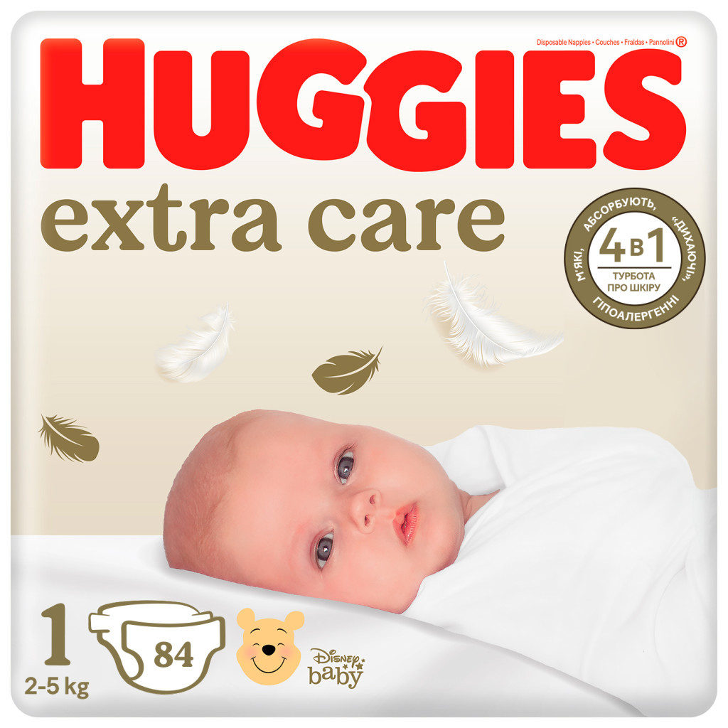 Підгузок Elite Soft 1 Mega 84 шт Huggies (5029053578057)