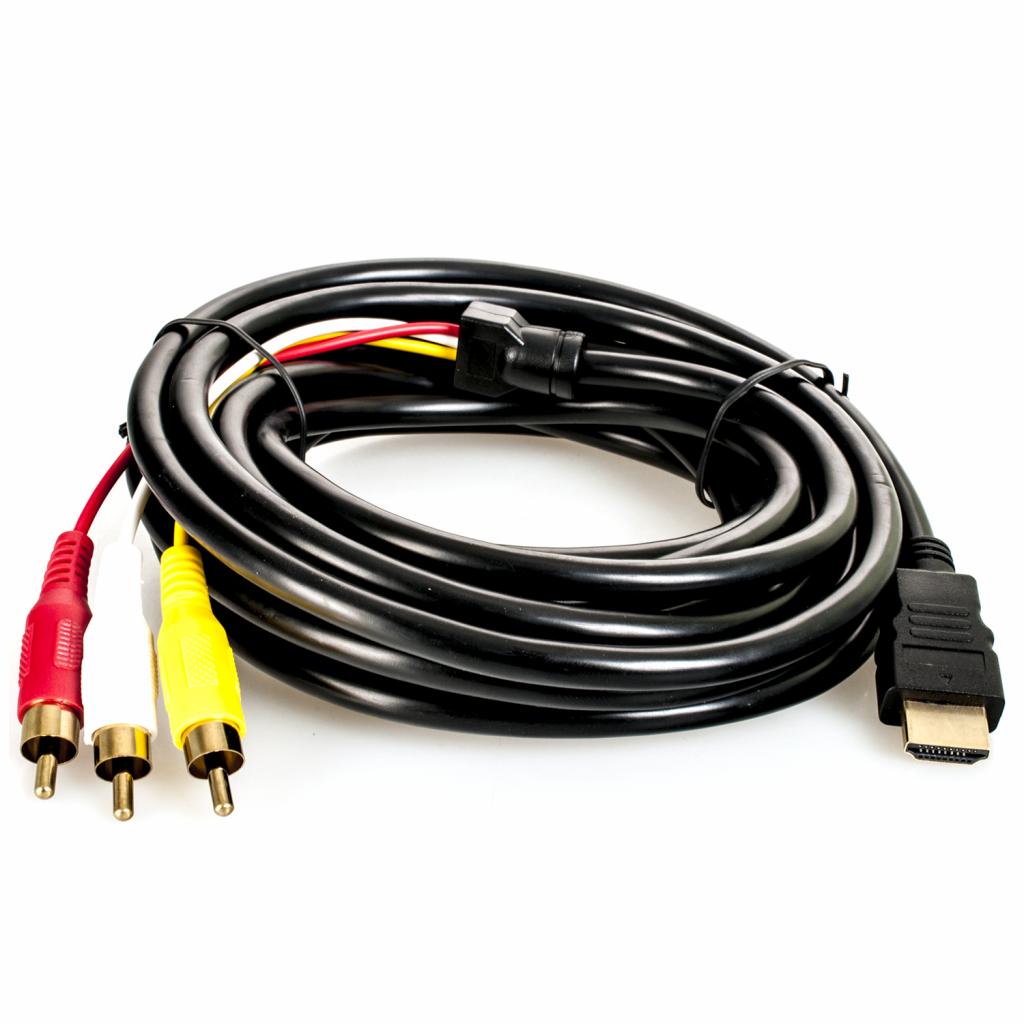 Кабель мультимедійний HDMI to RCA 4.5m Patron (CAB-PN-HDMI-RCA-45)