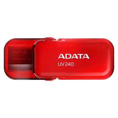 USB флеш накопичувач ADATA 16GB UV240 Red USB 2.0 (AUV240-16G-RRD)