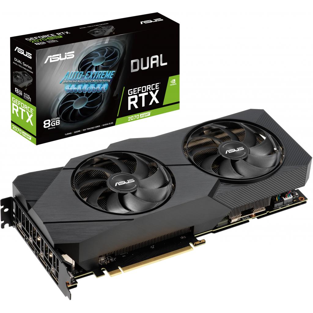 Відеокарта ASUS GeForce RTX2070 SUPER 8192Mb DUAL EVO (DUAL-RTX2070S-8G-EVO)