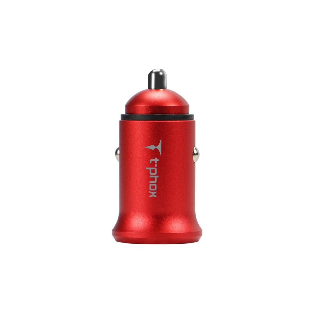 Зарядний пристрій T-Phox Zega 3.1A Dual USB (Red) (Zega Red)