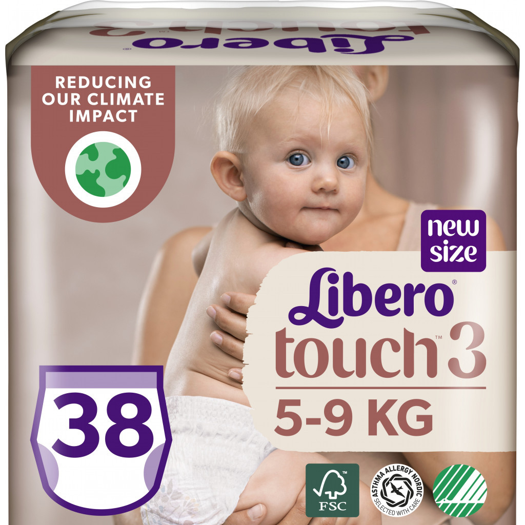 Підгузок Libero Touch Pants 3 5-9 кг 38 шт (7322541165851)