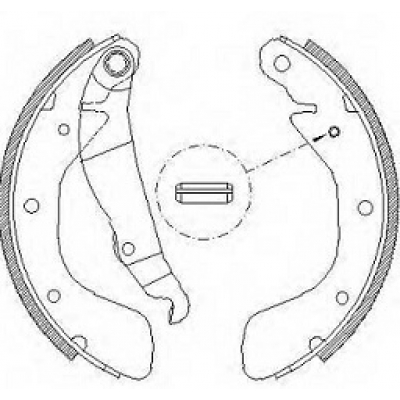 Гальмівні колодки Bosch 0 986 487 792