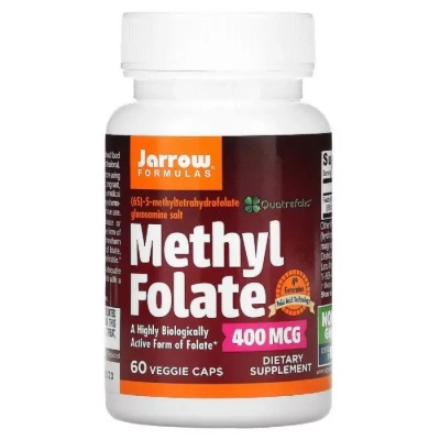 Вітамін Jarrow Formulas Метил Фолієва кислота (Метілфолат) 400 мкг, Methyl Folate, 6 (JRW-30006)