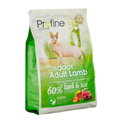 Сухий корм для кішок Profine Cat Indoor з ягням і рисом 2 кг (8595602517732)