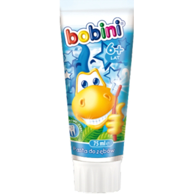 Дитяча зубна паста Bobini Kids Mint Bubble Gum від 6 років 75 мл (5900465240032)