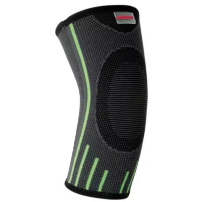 Фіксатор ліктя MadMax MFA-283 3D Compressive elbow support Dark grey/Neon green S (MFA-283_S)