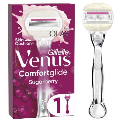 Бритва Gillette Venus Comfortglide Sugarberry Plus Olay з 1 змінним картриджем (8700216130516)