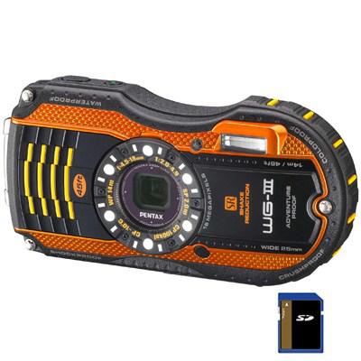 Цифровий фотоапарат Pentax Optio WG-3 black-orange (12694)