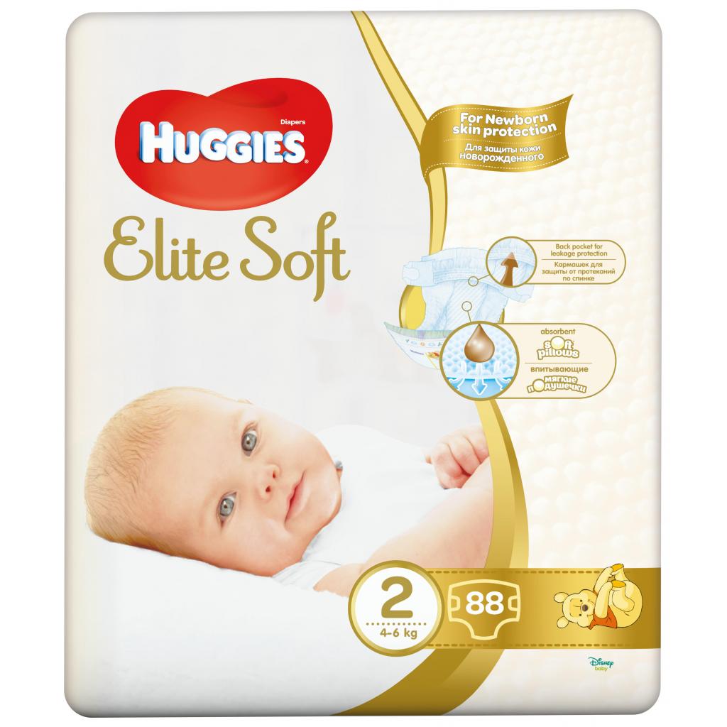 Підгузок Huggies Elite Soft 2 Mega 88 шт (5029053533810)