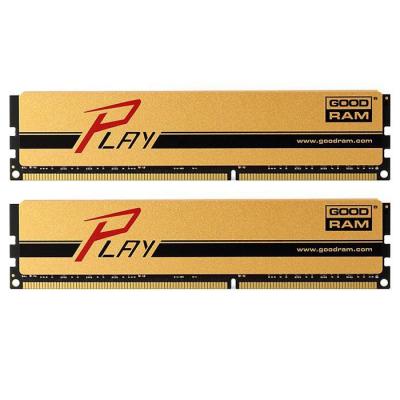 Модуль пам'яті для комп'ютера DDR3 8GB (2x4GB) 1600 MHz PLAY Gold Goodram (GYG1600D364L9S/8GDC)