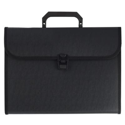 Папка - портфель Navarro 12 compartments,А4, textile sides, JOBMAX, black (nr.113101)