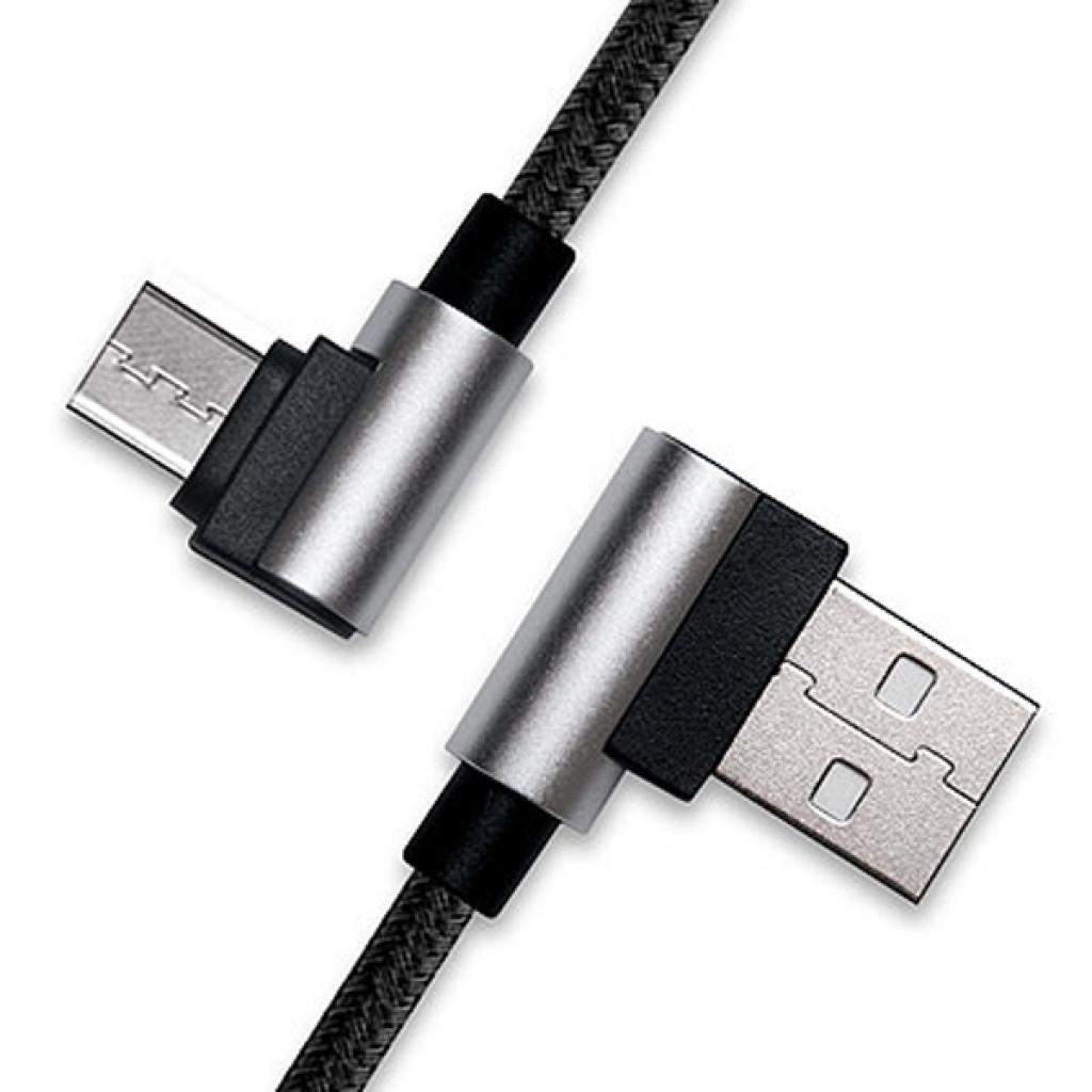 Дата кабель USB 2.0 AM to Type-C 1.0m Premium black REAL-EL (EL123500032)