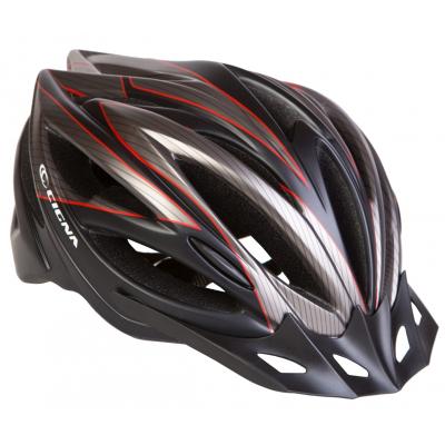 Шолом Velotrade с козырьком СIGNA WT-068 Black/Red L (58-61см) (HEAD-018)