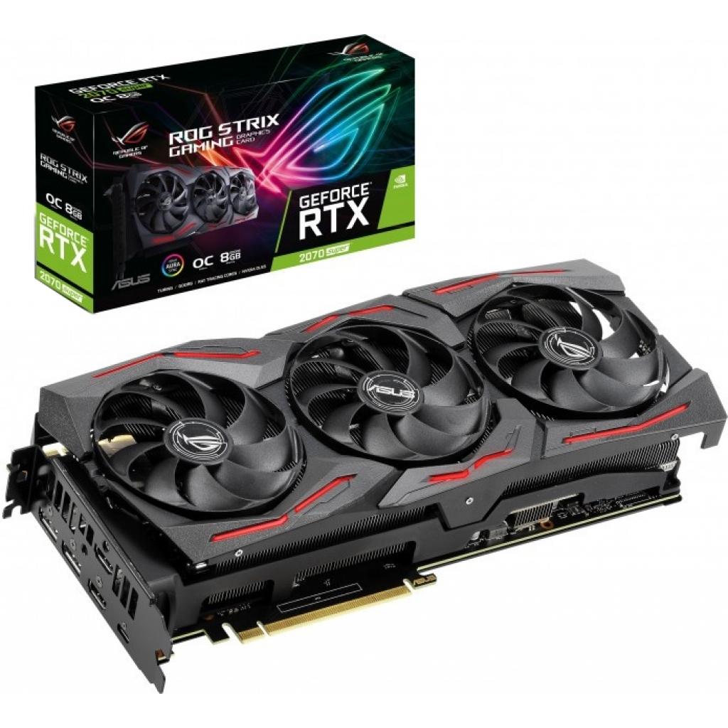 Відеокарта ASUS GeForce RTX2070 SUPER 8192Mb ROG STRIX GAMING (ROG-STRIX-RTX2070S-8G-GAMING)