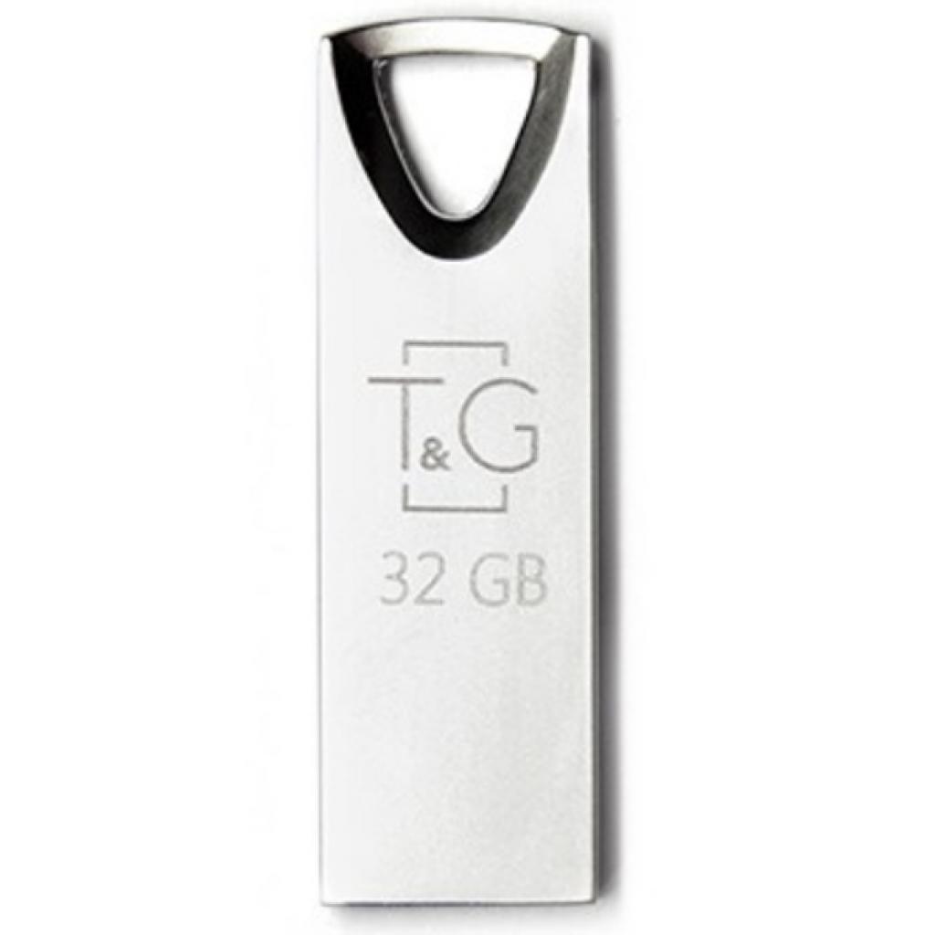 USB флеш накопичувач T&G 32GB 117 Metal Series Silver USB 2.0 (TG117SL-32G)