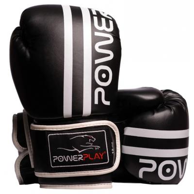 Боксерські рукавички PowerPlay 3010 10oz Black/White (PP_3010_10oz_Black/White)