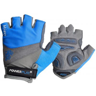 Велорукавиці PowerPlay Women 5277 Blue S (5277B_S_Blue)